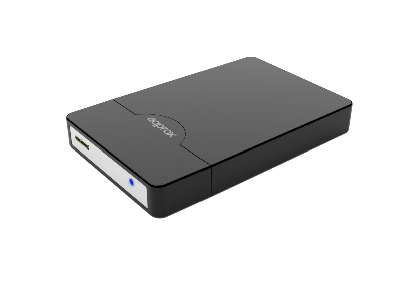 CAJA EXTERNA HDD 2 5 SATA USB 3 0 APPROX NEGRA